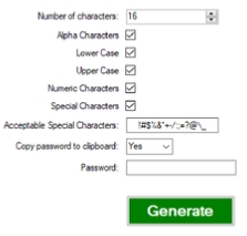PassGen Screen Shot